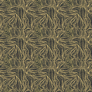 Agnes Black and Gold Lustre Velvet