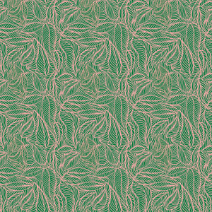 Agnes Green and Pink Lustre Velvet