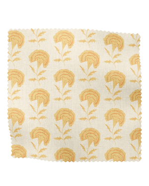 Marigold Linen Fabric by Annika Reed Studio