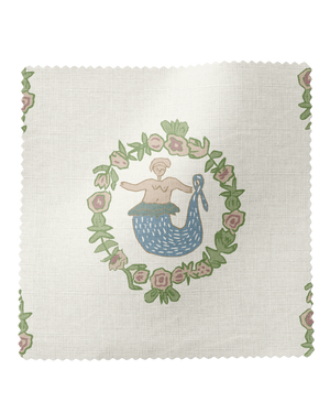 Mermaid Linen Fabric by Annika Reed Studio