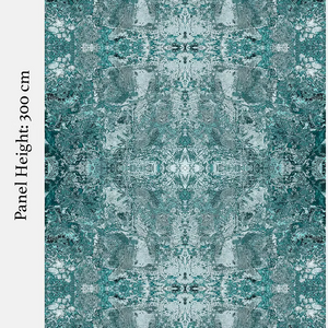 Mirage in Blue Green Grasscloth