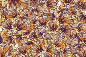 Mystical Forest Midnight Meadows Velvet Fabric