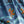 Blue and Tangerine Nui Burst Velvet