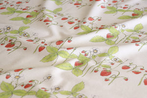 Organic Strawberry Patch Linen