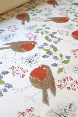 Organic Turn of the Seasons Robin Linen
