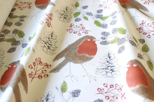 Organic Turn of the Seasons Robin Linen