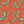 Pachamama vinyl wallpaper by Tatie Lou in coral, full repeat of flying cranes