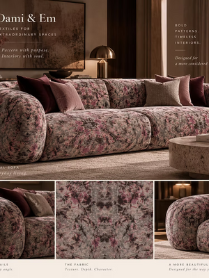 Pale Rose Marble Velvet Fabric