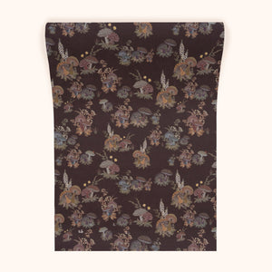 Spicewood Wallpaper in Chocolate by Parker and Jules