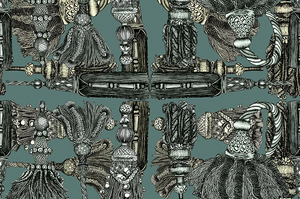 Passementerie Velvet Fabric