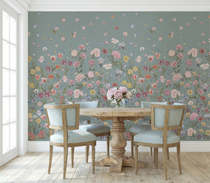 Seasons in Bloom Wallpaper Mural