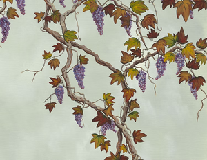 Seasons of the Vine Wallpaper