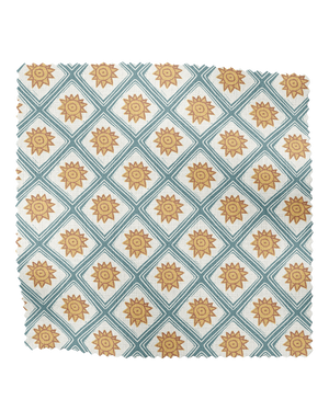 Solstice Sun Linen Fabric by Annika Reed Studio
