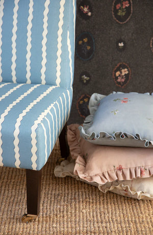 Double Scroll Stripe Linen