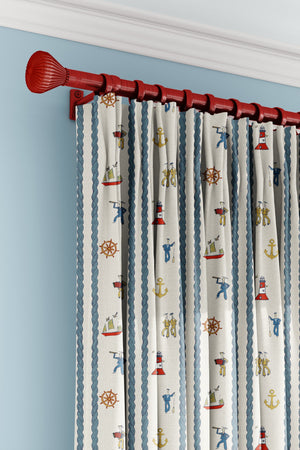 Stow Away with the Sailors Linen Fabric by Annika Reed Studio