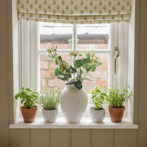 Sunflower Linen Fabric by Annika Reed Studio