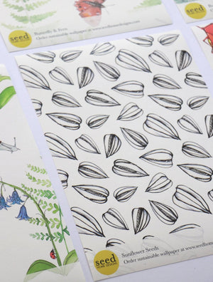 Sunflower Seed Sustainable Wallpaper