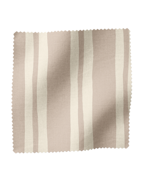 Three Legged Race Linen Fabric in Ground