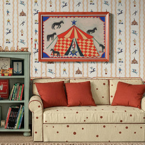 Tiddlywinks Linen Fabric by Annika Reed Studio