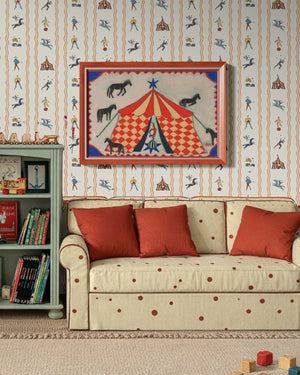 Tiddlywinks Linen Fabric by Annika Reed Studio