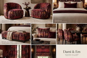 Volcanic Lava Velvet Fabric