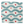 Wiggly Squiggly Linen Fabric in Blue and Red