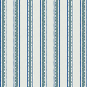 Zig and Zag Linen Fabric by Annika Reed Studio